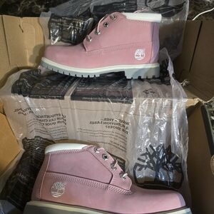 Timberland Women Pink Boots Size 6.5
